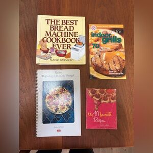 Assorted Cookbook Bundle.